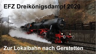 Dreikönigsdampf der EFZ am 05012020 [upl. by Sofko]