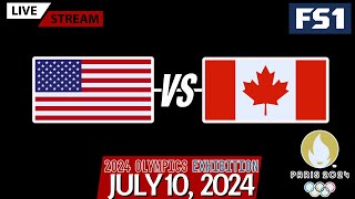 USA vs Canada 2024 Paris Olympics Exhibition Live Stream PlayByPlay amp Scoreboard USABMNT [upl. by Steffin316]