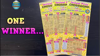 INSTANT PRIZE 2 MILLION CROSSWORD SCRATCH OFFS😁🤞 [upl. by Feodor]