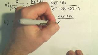 Rationalize the Denominator  Example 2 [upl. by Alphonsa213]