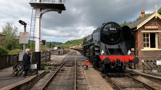 North Yorkshire Moors Railway  Pickering to Grosmont 2023 [upl. by Alhahs686]