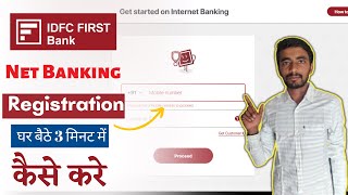 Idfc First Bank Net Banking Kaise Chalu Kare  idfc first bank net banking registration 2024 [upl. by Haet417]