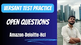 Open questions part Versant test  Versant test practice  how to pass versant test [upl. by Nylsaj59]