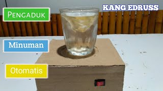 Cara membuat Alat Pengaduk minuman otomatis dari kardus [upl. by Briggs]