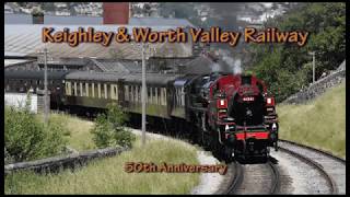 Keighley amp Worth Valley Railway KWVR 50th Anniversary [upl. by Pinzler]