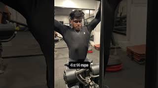 Back biceps workout for beginners and intermediate gym gymmotivation workout beginners [upl. by Oiramal]