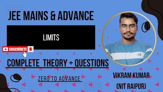 Limits  Complete Theory questions JEE 2025 nitian Vikram jee 2025 [upl. by Audres566]