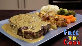 How to Cook Creamy Pepper Sauce for a Scotch Fillet Steak Sauce au Poivre [upl. by Esertap]