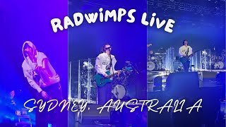 RADWIMPS Live Sydney Australia 2023 Concert Radwimps Live Hyperventilation ハイパーベンチレイション [upl. by Wivinia601]