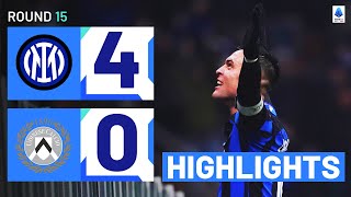 INTERUDINESE 40  HIGHLIGHTS  Lautaro continues scoring streak  Serie A 202324 [upl. by Anerroc]