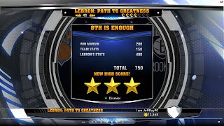 NBA 2K14 Lebron Path To Greatness 8th Is Not Enough EP8 3 Stars [upl. by Forelli]