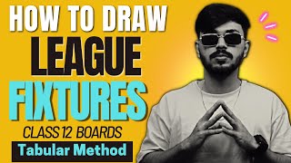 How to Draw Fixtures for Tabular Method EVEN Teams League Tournament Phy Edu Unit 1 Class 12 🔥 [upl. by Urson]