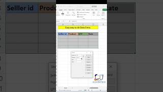 Data Entry in ms excel educomtech trending shorts explore support exceltech trendingtopic [upl. by Murrah206]