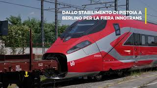 I nuovi Frecciarossa 1000 trasportati da Mercitalia [upl. by Ykcub134]