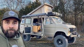 Extreme Cold Camping in Our New Camper Van [upl. by Ludewig]