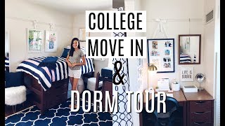 COLLEGE MOVE IN amp DORM TOUR  Miami University  emilyOandbows [upl. by Sukramal609]