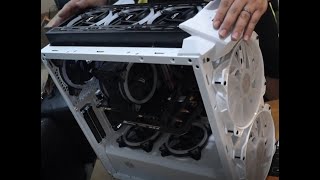 Part 4 Final Cooler Master MasterCase H500P Mesh Case Fire Up [upl. by Akemihs]