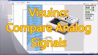 Visuino and Arduino EVIVE Compare Analog Signals [upl. by Aihsekin]