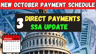 quotEXCITING NEWS SSA Announces October Payment Schedule – 3 Direct Payments Awaitquot [upl. by Ailaza410]