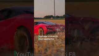 YouTuber WhistlinDiesel Sets on Fire and Destroys his Ferrari [upl. by Nadab]