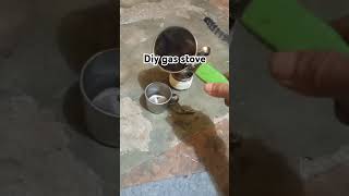 Diy gas stove for outdoorcamping bushcrafting [upl. by Yrffej47]