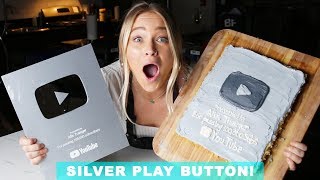 EATING MY SILVER PLAY BUTTON Ft Rie amp Worth It  Alix Traeger [upl. by Ddat551]