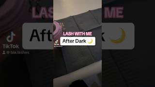 Lash with me after dark lash tech shorts lashes [upl. by Swirsky40]