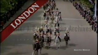 Marcus Sarjeant Fires Six Shots at Queen Elizabeth II at Trooping of the Colour June 14 1981 [upl. by Novyert194]