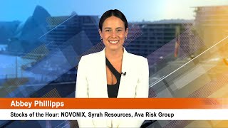 Stocks of the Hour NOVONIX Syrah Resources Ava Risk Group [upl. by Anna-Diana664]