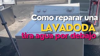 Lavadora Whirlpool leaks water repair 2 Solutions [upl. by Eatnuahs]