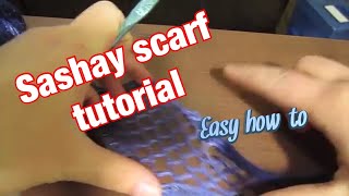 How to Make a Sashay Scarf [upl. by Gosselin823]