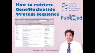 How to use NCBI to retrieve the GeneNucleotideProtein sequence [upl. by Carrol]