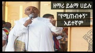 YEMITEBKEGN AYTEGNAM YILMA HAILU  የሚጠብቀኝ አይተኛም ዘማሪ ይልማ ሀይሉ [upl. by Nnahtur]