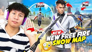 New Free Fire Snow ⛄️ Map Slide Winterlands 🥶 Update Gameplay amp Review  Tonde Gamer [upl. by Lenoj]