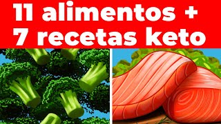 11 Alimentos keto que siempre debes de tener en tu refrigerador  7 recetas fáciles [upl. by Modeste]