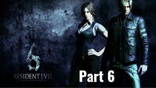 RESIDENT EVIL 6 PS5 Full Game Walkthrough  Leon Kennedy  Part 6 [upl. by Harle]