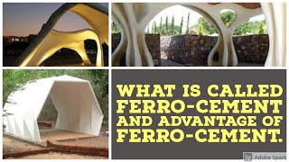 Ferrocement Advantage of ferrocement Ferrocement Design mix [upl. by Boniface]