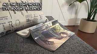 All the Light Novels Ive Bought Recently  Impressions Expectations Reflections [upl. by Nwadal]