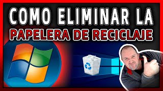 Como QUITAR o ELIMINAR la PAPELERA DE RECICLAJE en WINDOWS 11 ⭐ 2024 [upl. by Boulanger]