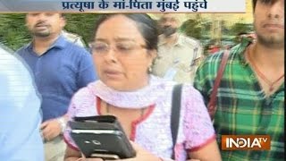 Pratyusha Banerjees Parents Reached Mumbai [upl. by Errehs]