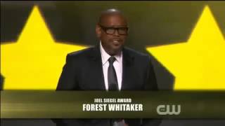 Forest Whitaker WINS Critics Choice Awards 2014 Forest Whitaker Acceptance Speech [upl. by Idnyc345]