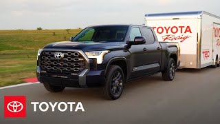 2022 Tundra Towing Enhancements  Toyota [upl. by Lilyan]