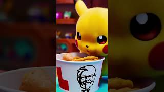 📸▶ Pikachu Eating KFC [upl. by Primavera]