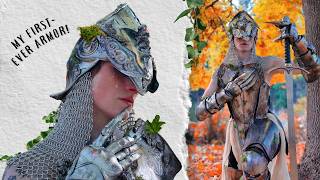 I made mossy quotSleeping Beautyquot inspired armor in 5 Days Im so tired aahh [upl. by Noeled]