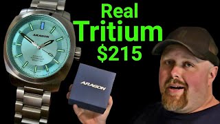 Aragon Parma Tritium Watch Unboxing and Review [upl. by Millan]