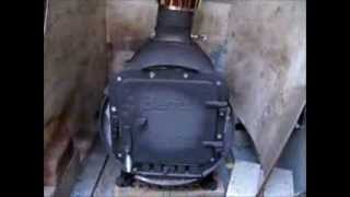 Burning My Barrel Stove For RV Heating [upl. by Thain]