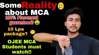 OJEE 2024 MCA STUDENTS MUST WATCH THIS VIDEO  REALITY CHECK ✅ [upl. by Martsen]