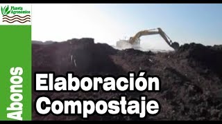 FÁBRICA de COMPOSTAJE 🌱 para abono orgánico para agricultura [upl. by Eniamor]