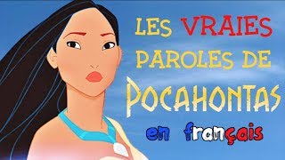 Pocahontas  Lair du vent les vraies paroles en français [upl. by Aserehc]