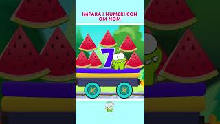 Impara I Numeri Con Om Nom 🔢 Divertente Video Didattico 👨🏻‍🎓 omnom shorts cuttherope [upl. by Sigismond828]